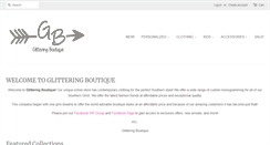 Desktop Screenshot of glitteringboutique.com